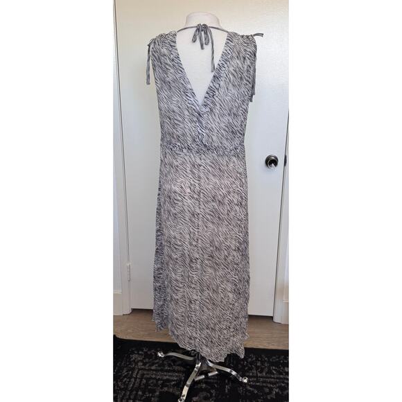 All Saints Kamila Zed Dress in All Over Zebra Size Medium - Picture 4 of 6